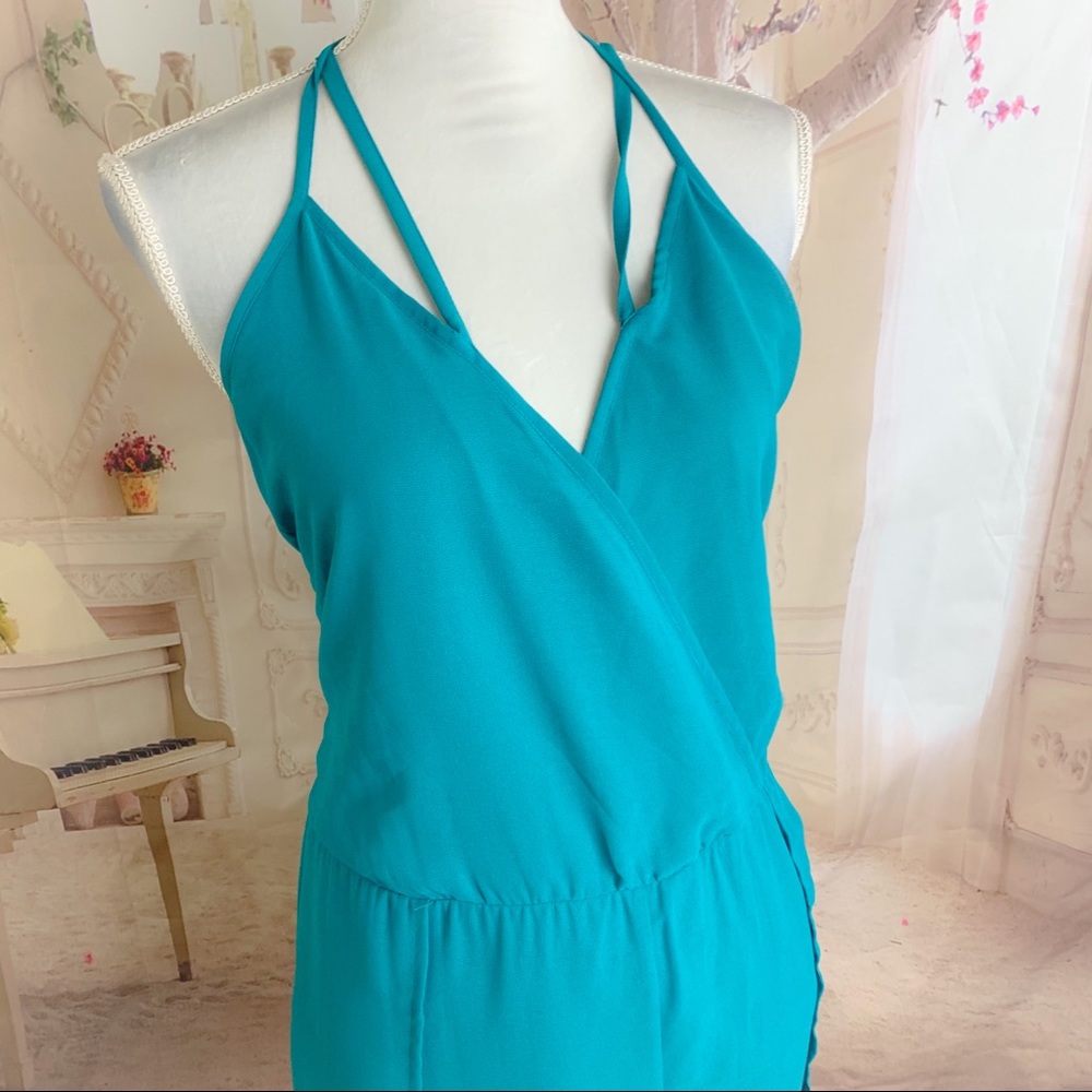 NEW ASOS Turquoise Beach Romper - Picture 6 of 10